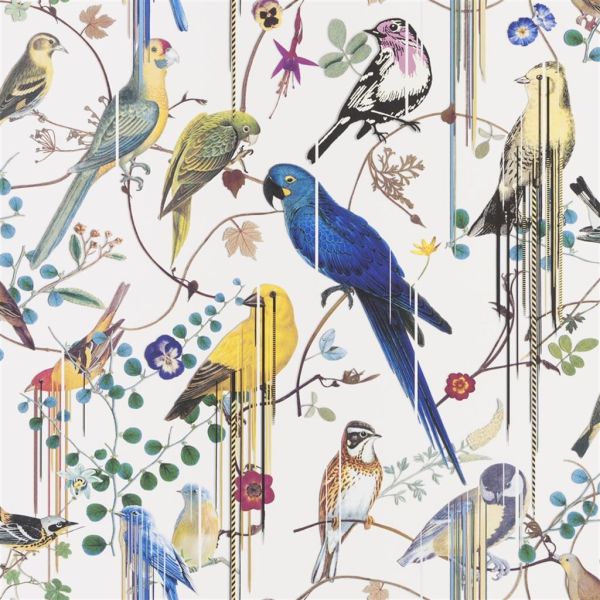 Christian Lacroix Wallpaper Birds Sinfonia Perce Neige | Allium Interiors