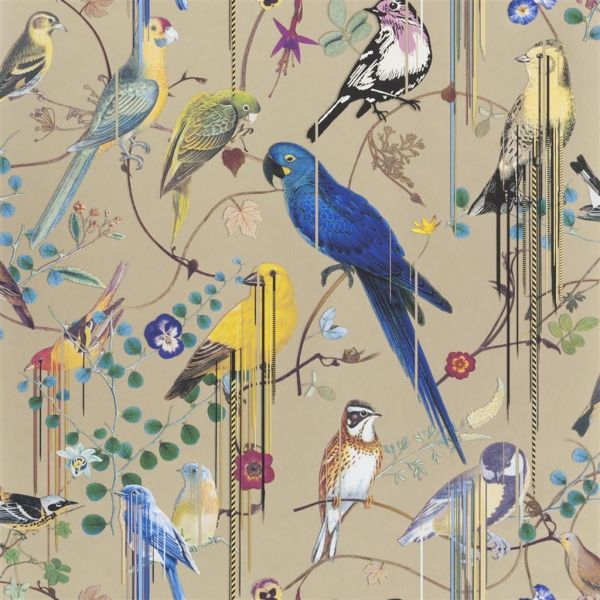 Christian Lacroix Wallpaper Birds Sinfonia Or | Allium Interiors