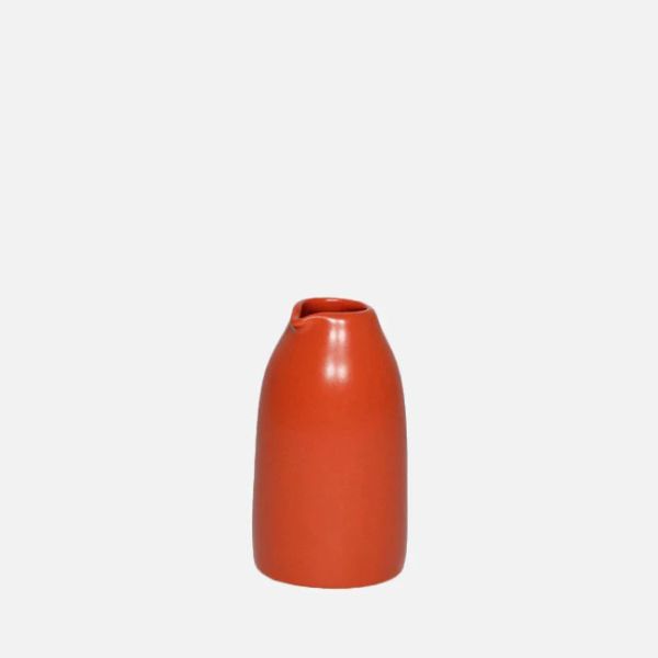 Bison Ceramics Milk Bottle Small Persimmon | Allium Interiors