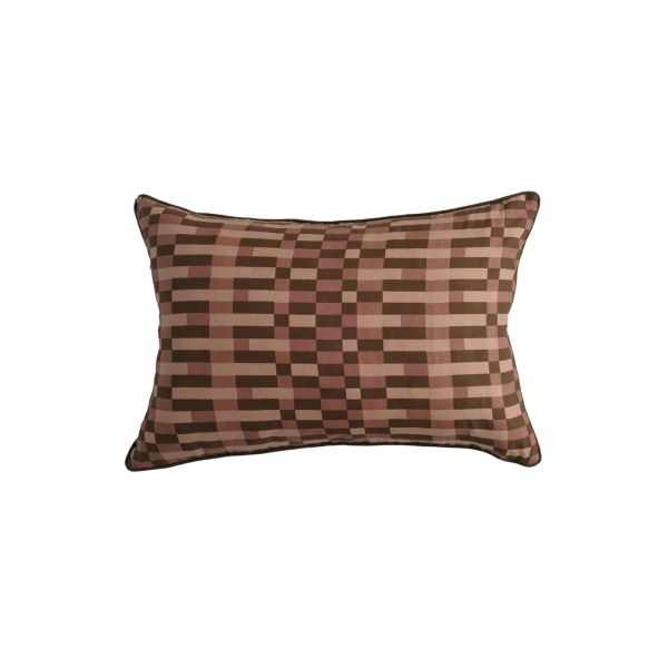 Bianca Lorenne Mattone Cushion Deep Rose | Allium Interiors