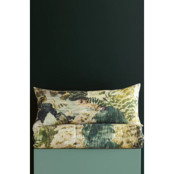 Bianca Lorenne Floresta Verde Bolster Cushion | Allium Interiors