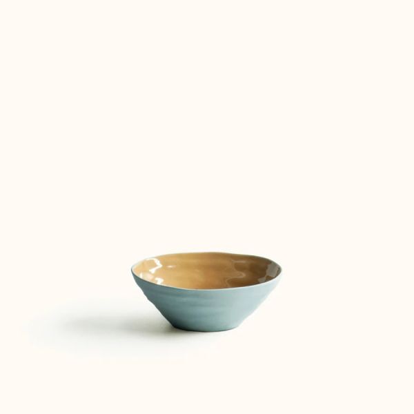 Bianca Lorenne Gather Bowl Seafoam/Ochre Extra Small | Allium Interiors