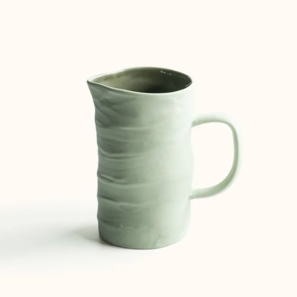 Bianca Lorenne Gather Jug Celadon/Olive Small | Allium Interiors