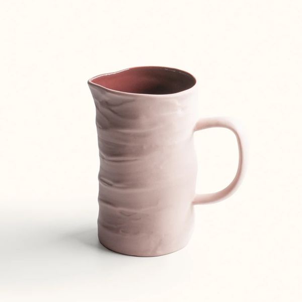 Bianca Lorenne Gather Jug Pink Clay/Merlot Small | Allium Interiors