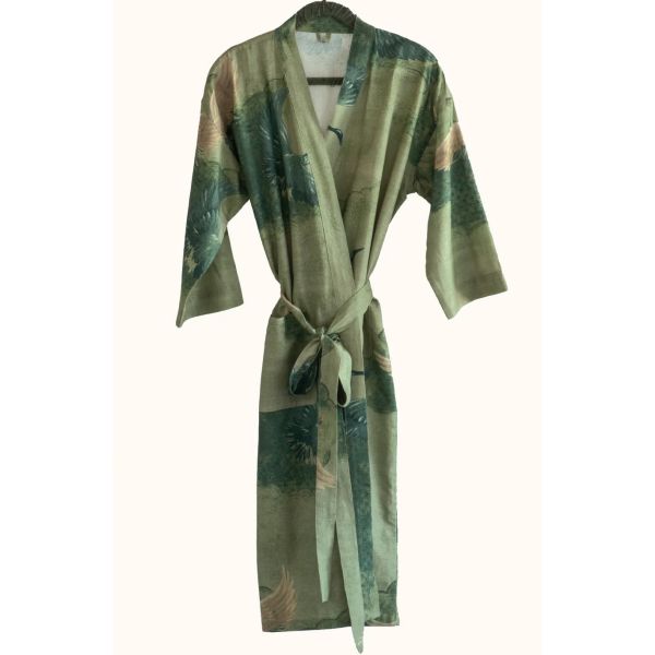 Bianca Lorenne Housecoat Tsuru Spruce | Allium Interiors