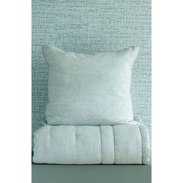 Bianca Lorenne Luchesi Duck Egg Euro Pillowcase Pair | Allium Interiors