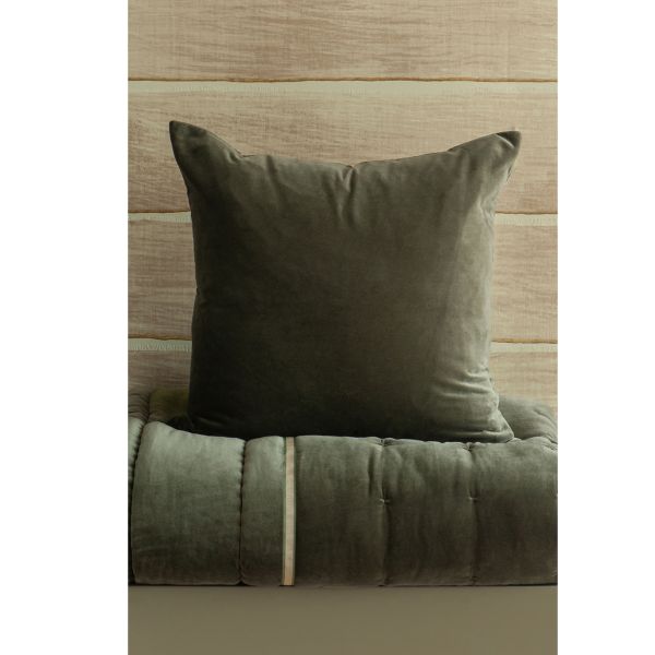Bianca Lorenne Luchesi Olive Euro Pillowcase Pair | Allium Interiors