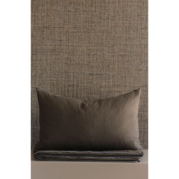 Bianca Lorenne Meiya Cocoa Pillowcase Pair | Allium Interiors