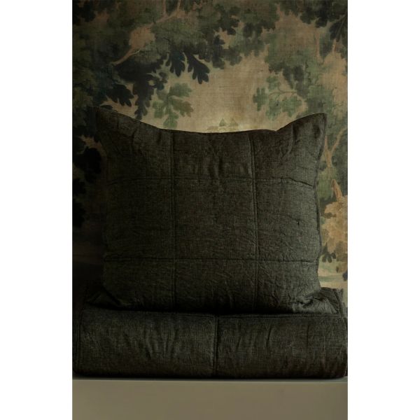 Bianca Lorenne Noma Midnight Moss Eurosham Pair | Allium Interiors