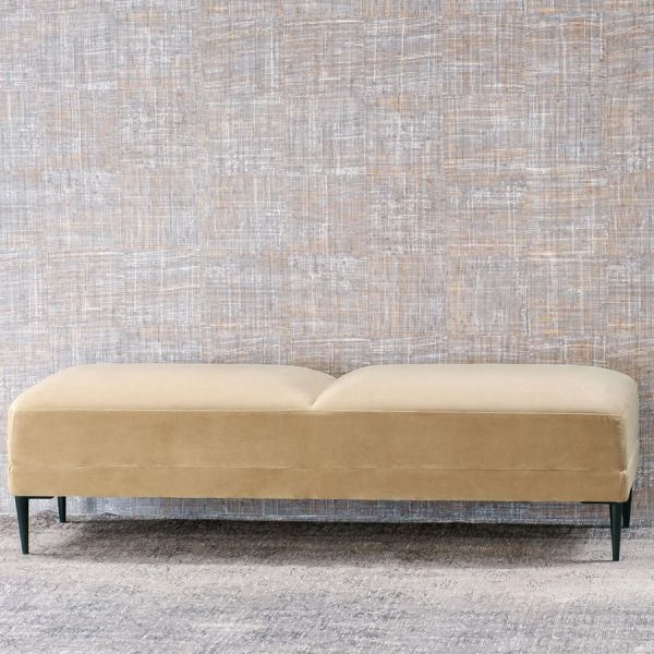 Bianca Lorenne Ottoman Renzo Sand | Allium Interiors