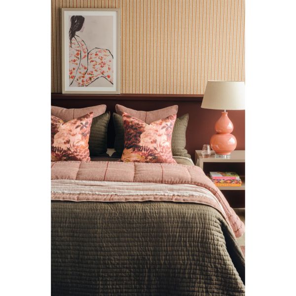 Bianca Lorenne Tobiishi Dusky Merlot Comforter | Allium Interiors