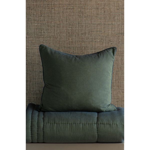 Bianca Lorenne Tobiishi Spruce Euro Pillowcase Pair | Allium Interiors
