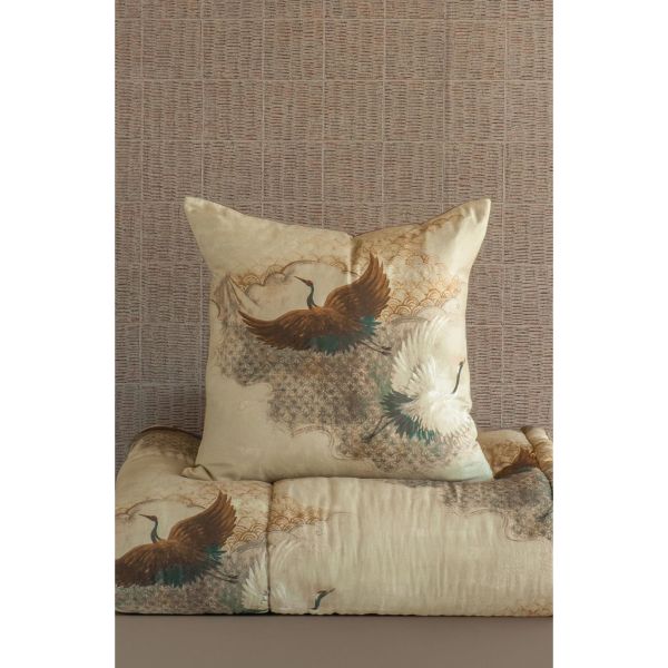 Bianca Lorenne Tsuru Natural Cushion | Allium Interiors