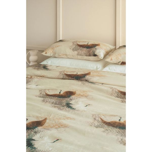 Bianca Lorenne Tsuru Natural Duvet Set | Allium Interiors