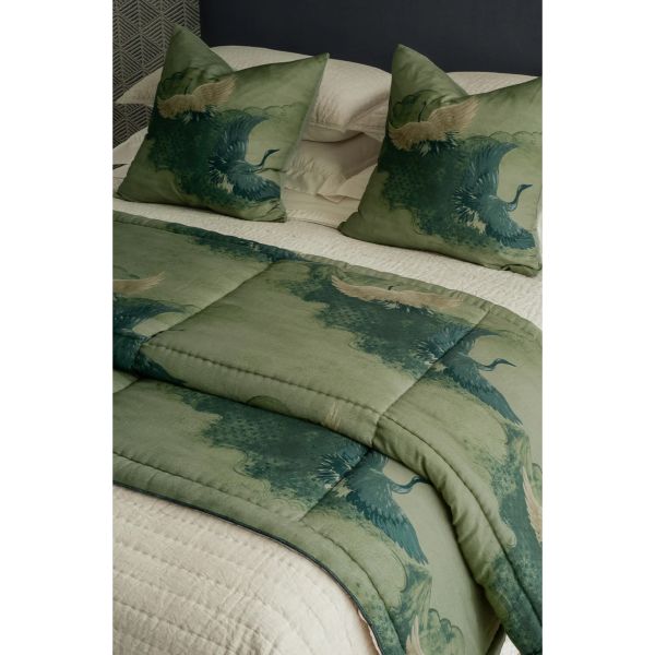 Bianca Lorenne Tsuru Spruce Comforter | Allium Interiors