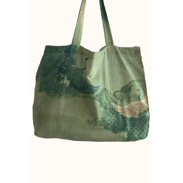 Bianca Lorenne Tote Bag Tsuru Spruce | Allium Interiors