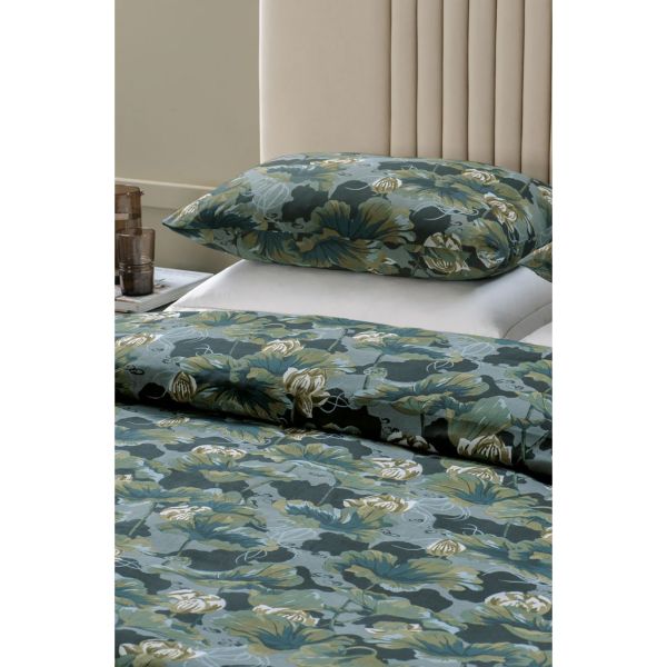 Bianca Lorenne Waterlily Ocean Duvet Set - King | Allium Interiors