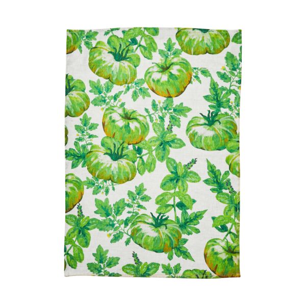 Bonnie And Neil Tea Towel Heirloom Green | Allium Interiors