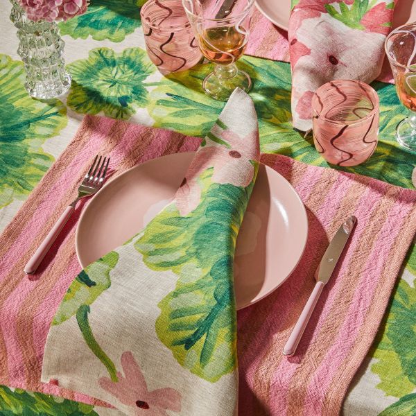 Bonnie And Neil Napkin Geranium Set of 4 | Allium Interiors