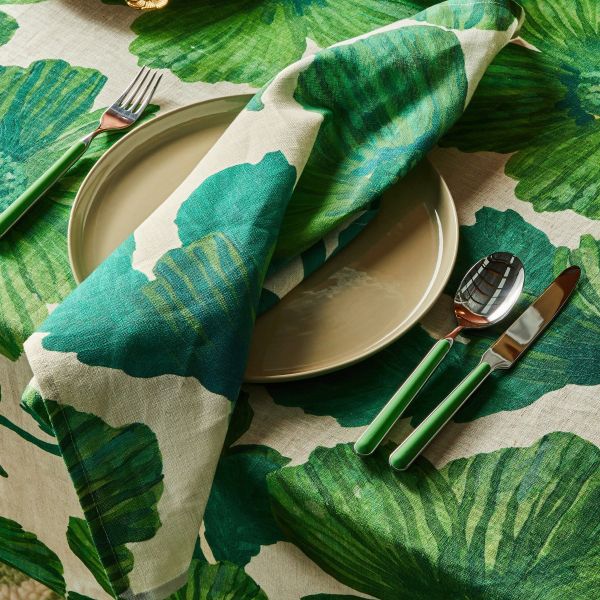 Bonnie And Neil Napkin Leon Emerald Set of 4 | Allium Interiors