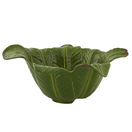 Bordallo Pinheiro Banana de Madeira Salad Bowl 37cm | Allium Interiors