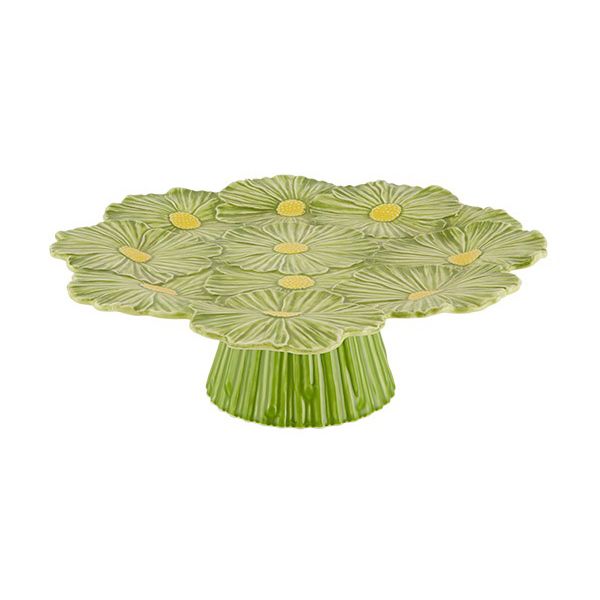Bordallo Pinheiro Maria Flor Cake Stand 36cm | Allium Interiors
