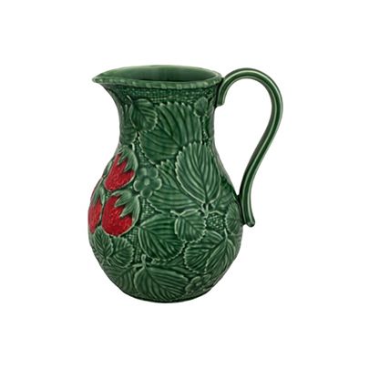 Bordallo Pinheiro Strawberries Pitcher 2.2L | Allium Interiors