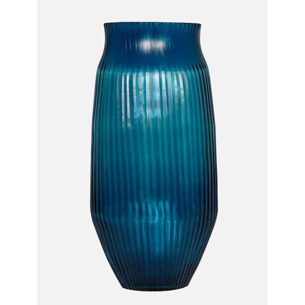 Brian Tunks Cut Glass Vase Large Aegean | Allium Interiors