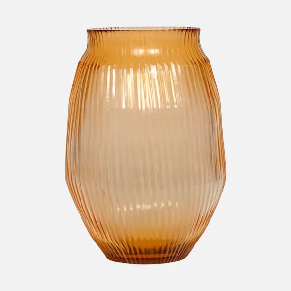 Brian Tunks Cut Glass Vase Medium Copper | Allium Interiors