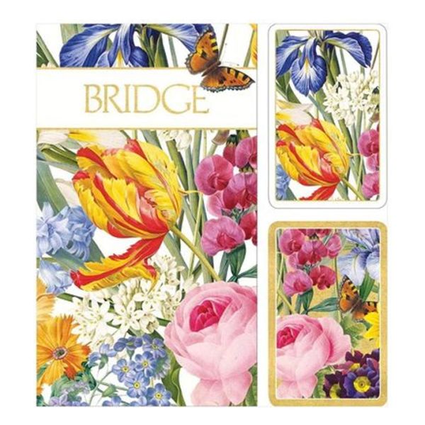 Caspari Bridge Set Floral | Allium Interiors