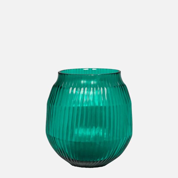Brian Tunks Cut Glass Vase Small Bermuda | Allium Interiors