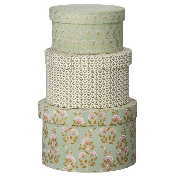 Bungalow Denmark Round Box Calla Sage | Allium Interiors