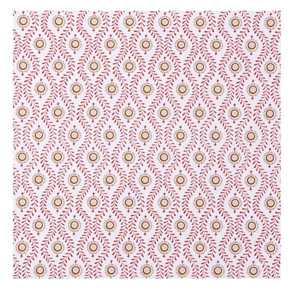 Bungalow Denmark Paper Napkin Lunch Lulu Scarlet | Allium Interiors
