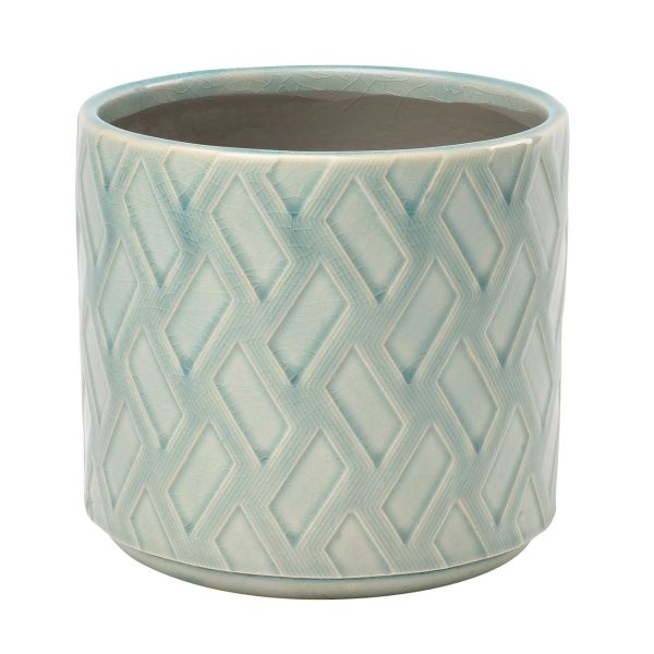 Burgon & Ball Glazed Pot Barcelona Celadon | Allium Interiors