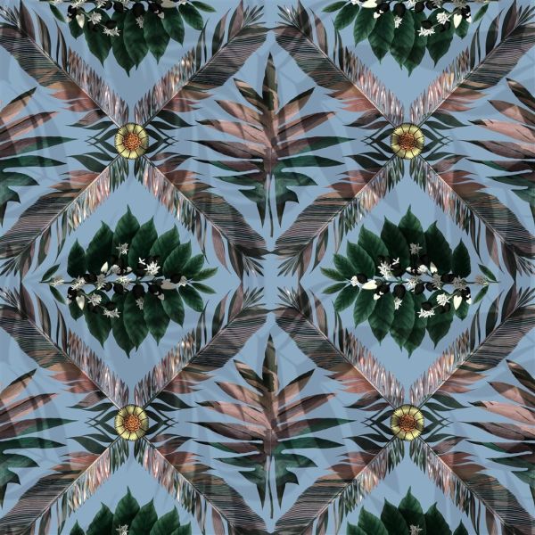 Christian Lacroix Fabric Feather Park Ruisseau | Allium Interiors