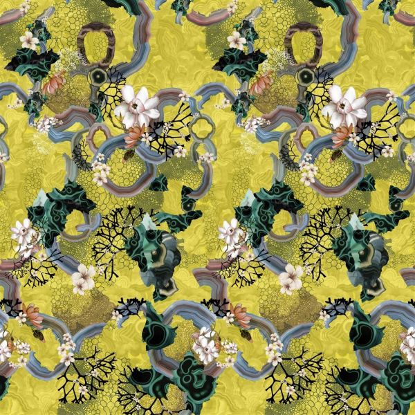 Christian Lacroix Wallpaper Algae Bloom Iris | Allium Interiors