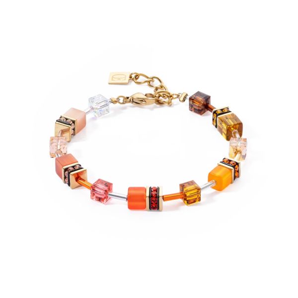 COEUR de LION Bracelet GeoCube Sunset Gold  | Allium Interiors