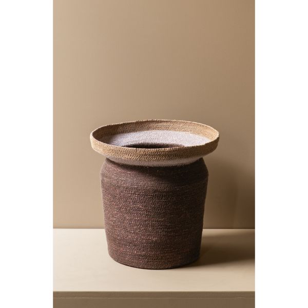 Bianca Lorenne Basket Contenere Tall Cacao Small | Allium Interiors