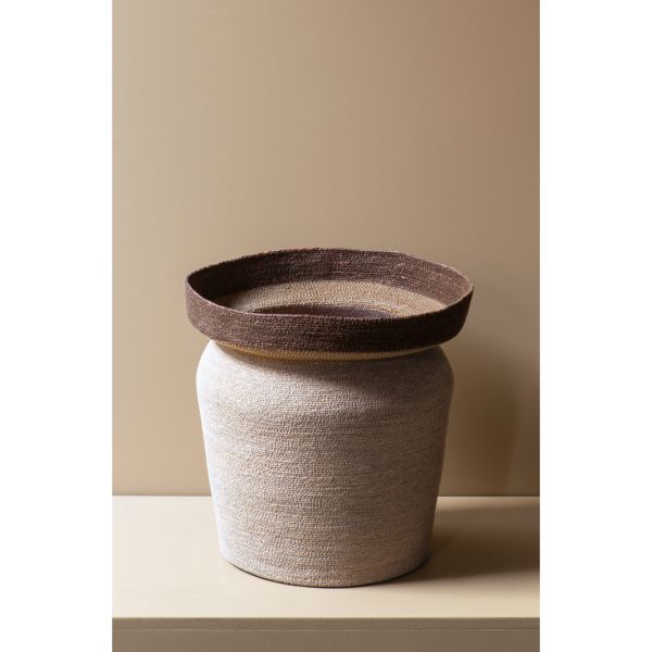 Bianca Lorenne Basket Contenere Tall Antique Rose Medium | Allium Interiors