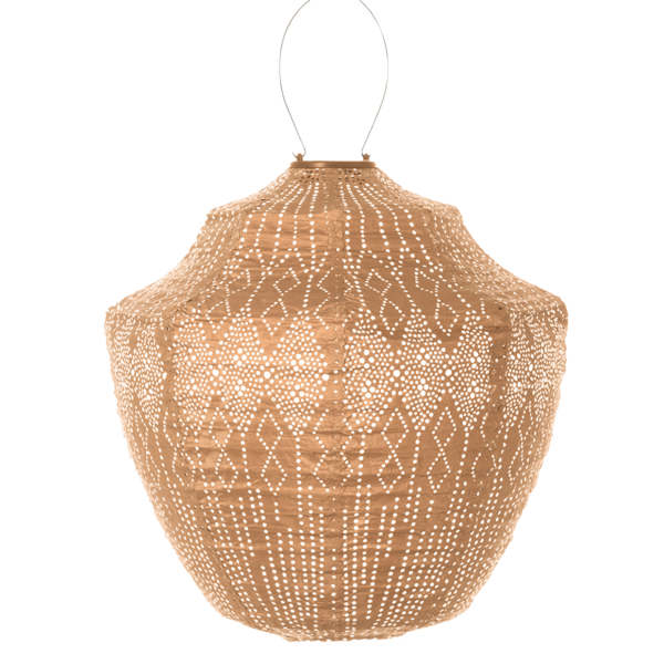 Lumiz Lantern Crown 40cm Apricot Funale | Allium Interiors