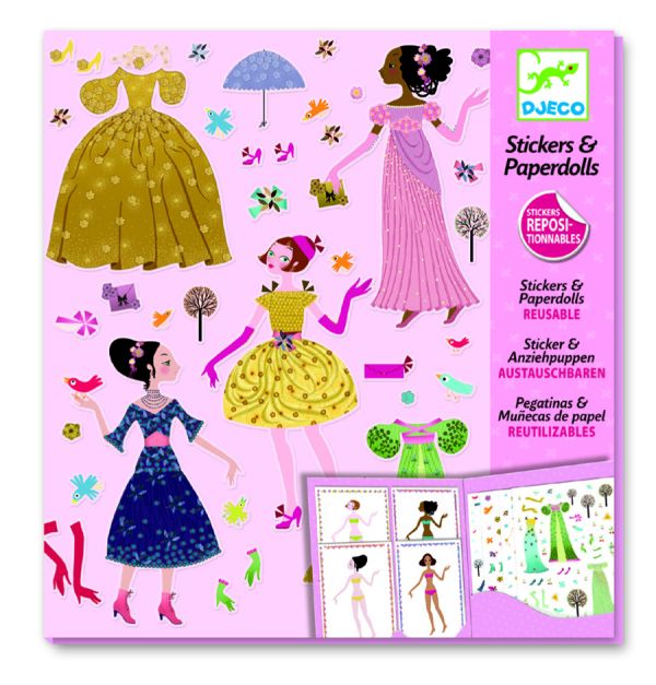 Djeco Paper Dolls Dresses Through Seasons | Allium Interiors