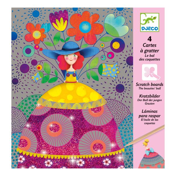 Djeco Scratch Card Beauties Ball | Allium Interiors