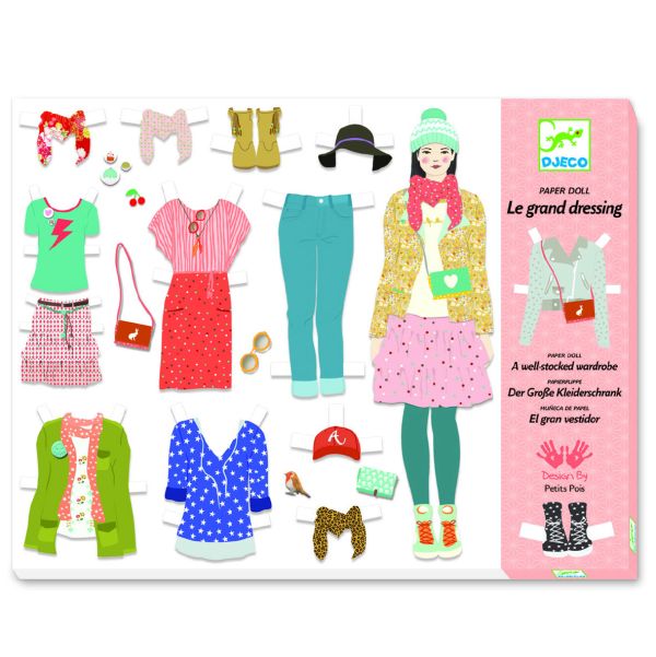Djeco Paper Dolls Grand Dressing Room | Allium Interiors