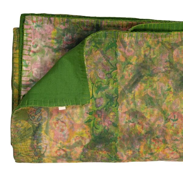 Design Alchemy Collective Quilt Kantha Dohar QM113 | Allium Interiors