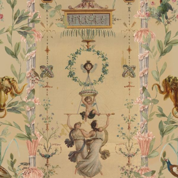 Mind The Gap Wallpaper Dancing Graces | Allium Interiors