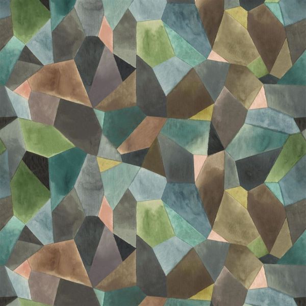 Designers Guild Fabric Geo Moderne Jade | Allium Interiors