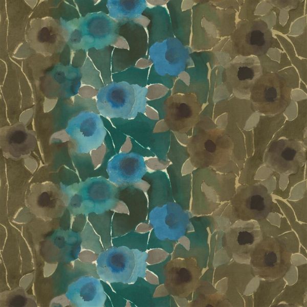 Designers Guild Fabric Jiyuka Peacock | Allium Interiors