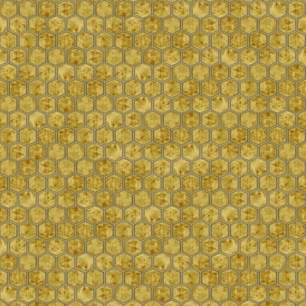 Designers Guild Fabric Manipur Gold | Allium Interiors