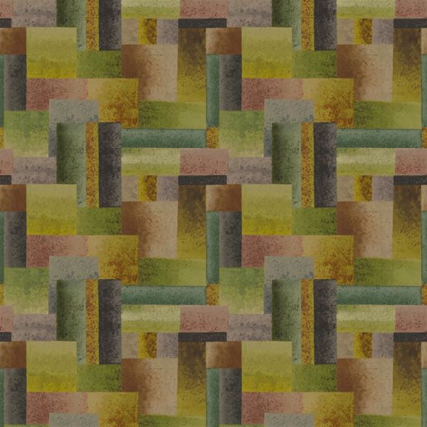 Designers Guild Fabric Parterre Geo Tumeric | Allium Interiors