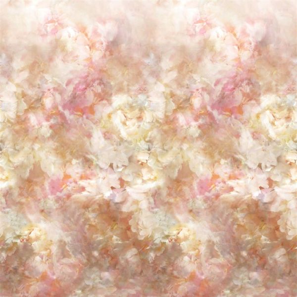 Designers Guild Wallpaper Fleur De Nuit Pale Coral | Allium Interiors